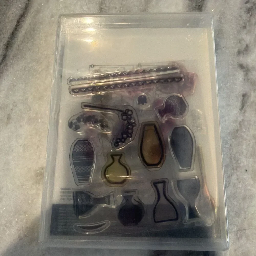 Stampin'‎ Up Varied Vases Photopolymer Stamp Set 146644 34 Stamps